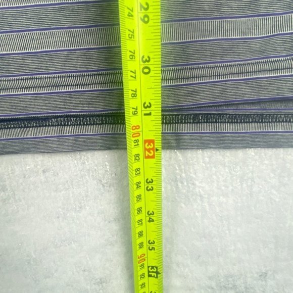 Peter Millar Polo Shirt Mens M Golf Gray Striped Rattle Snake Point Golf Club - Picture 8 of 9